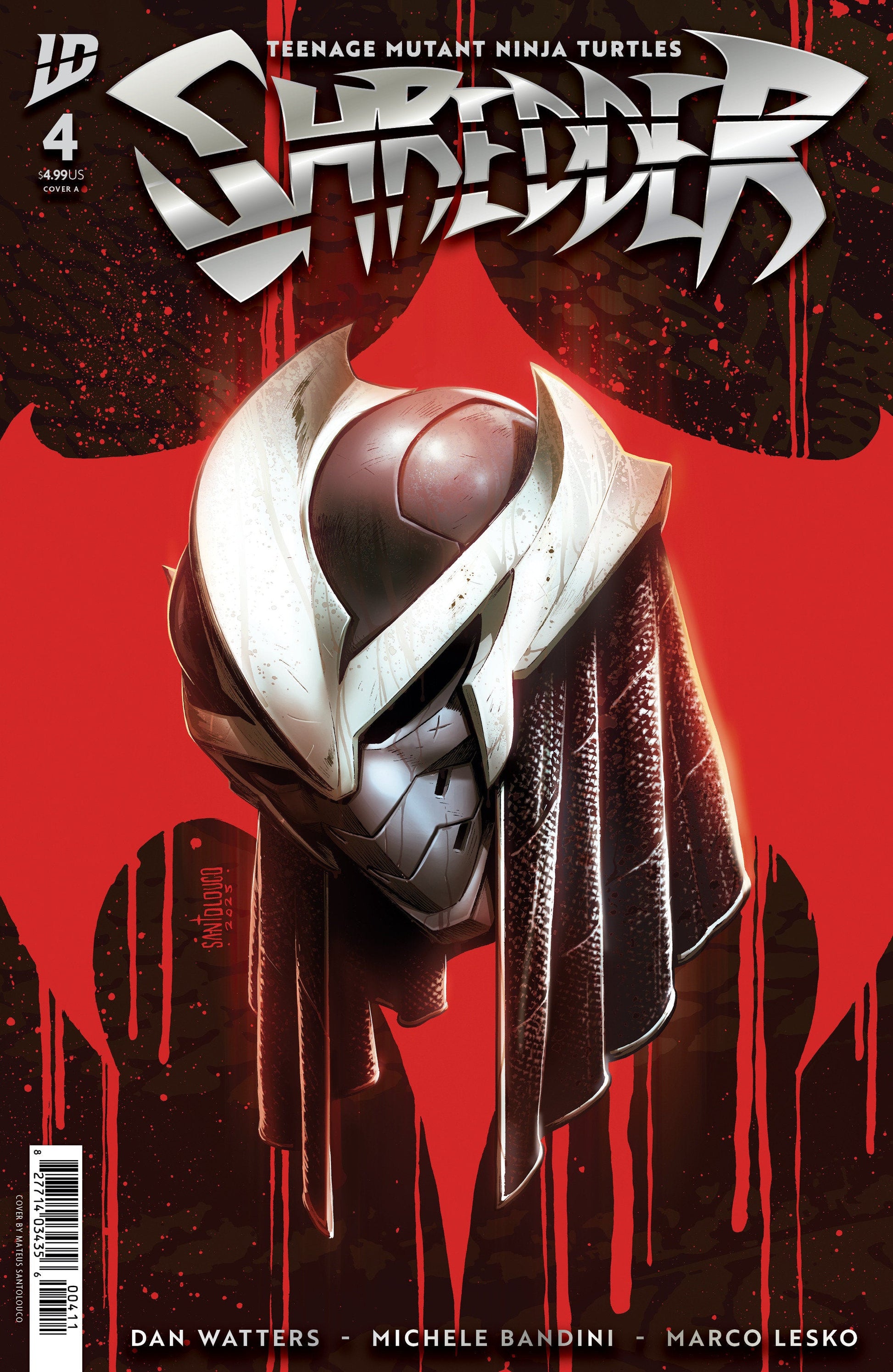 IDW Publishing Teenage Mutant Ninja Turtles: Shredder #4 Mateus Santolouco