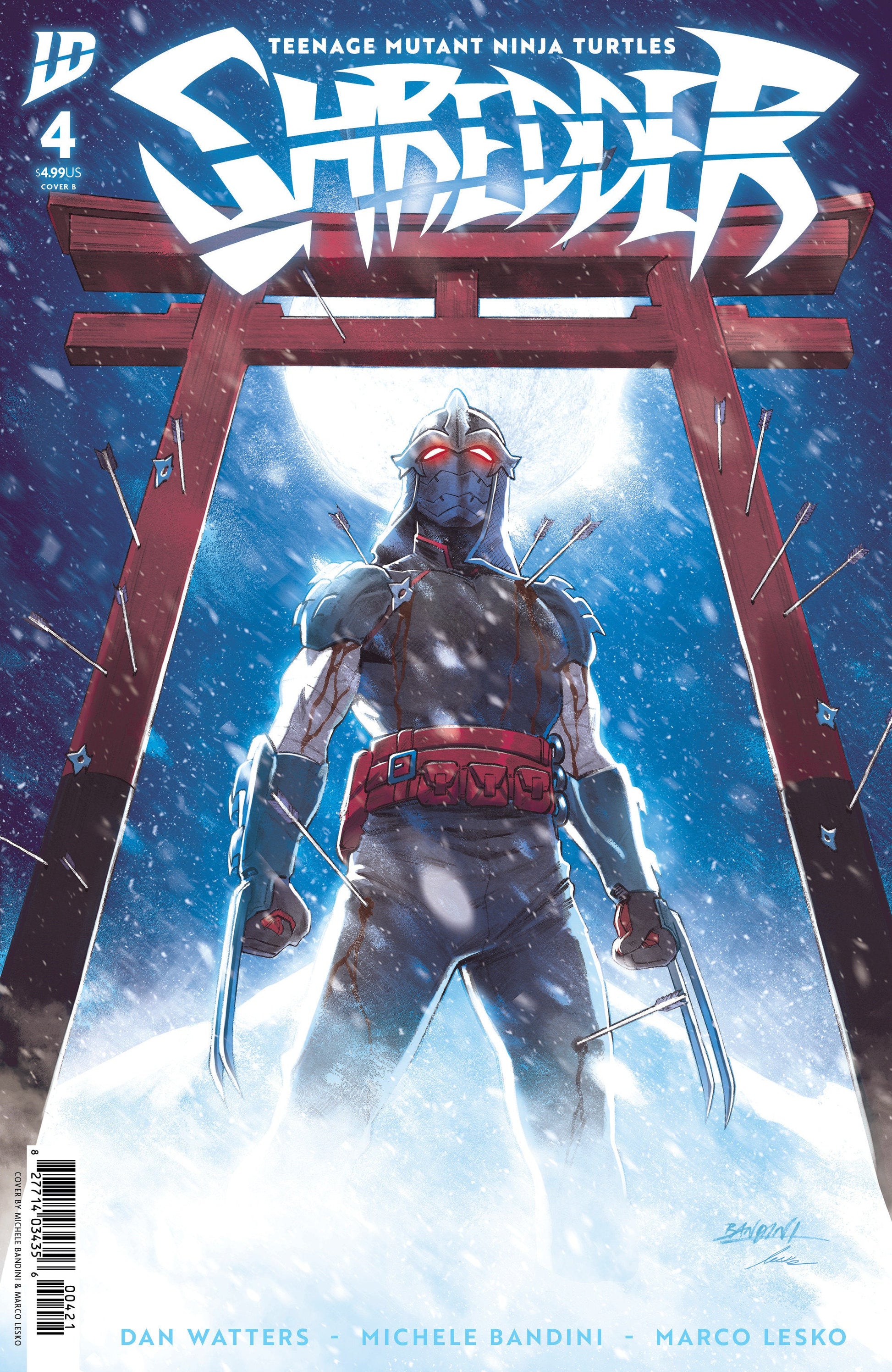 IDW Publishing Teenage Mutant Ninja Turtles: Shredder #4 Michele Bandini