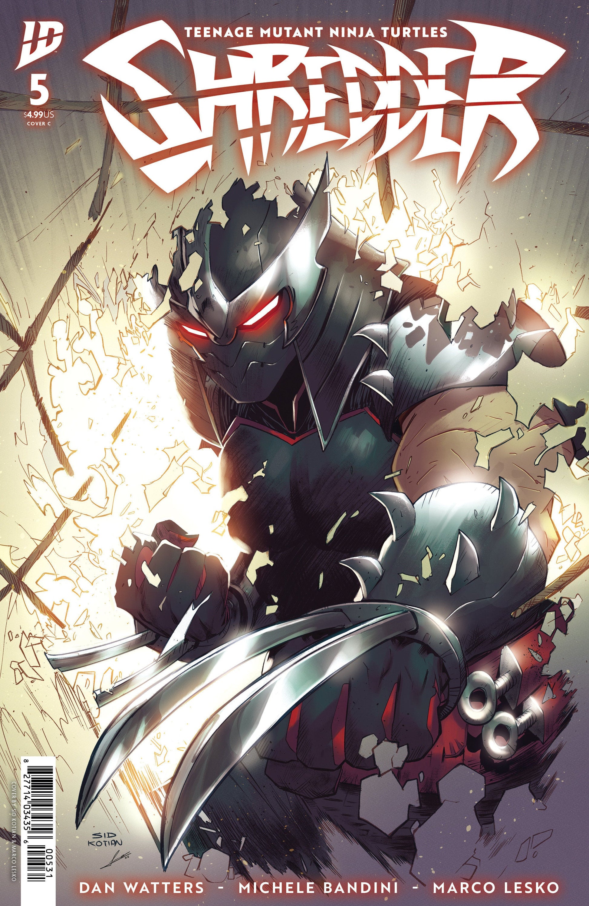 IDW Publishing Teenage Mutant Ninja Turtles: Shredder #5 Sid Kotian