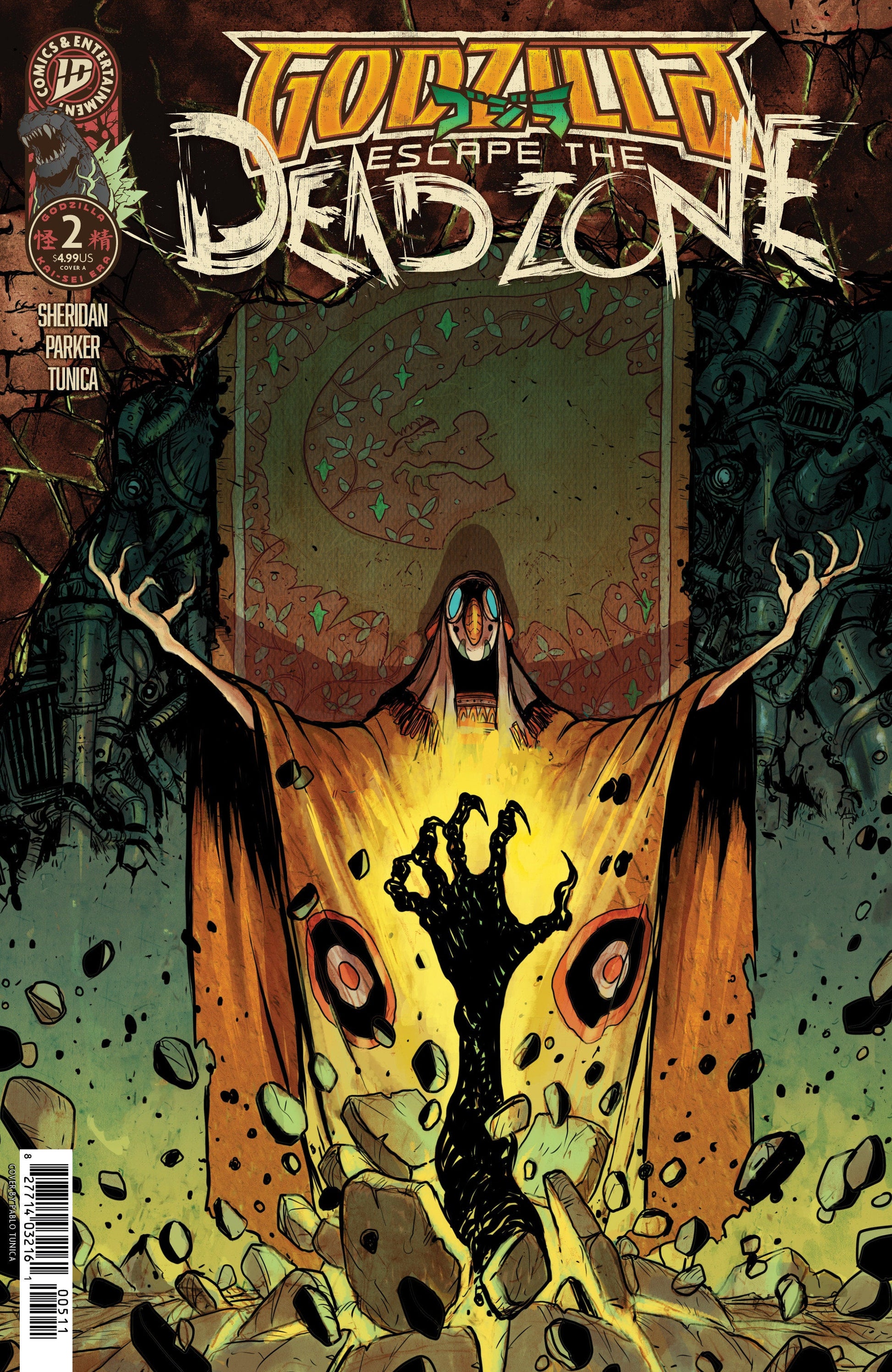 IDW Publishing Godzilla: Escape The Deadzone [Kai-Sei Era] #2 Pablo Tunica