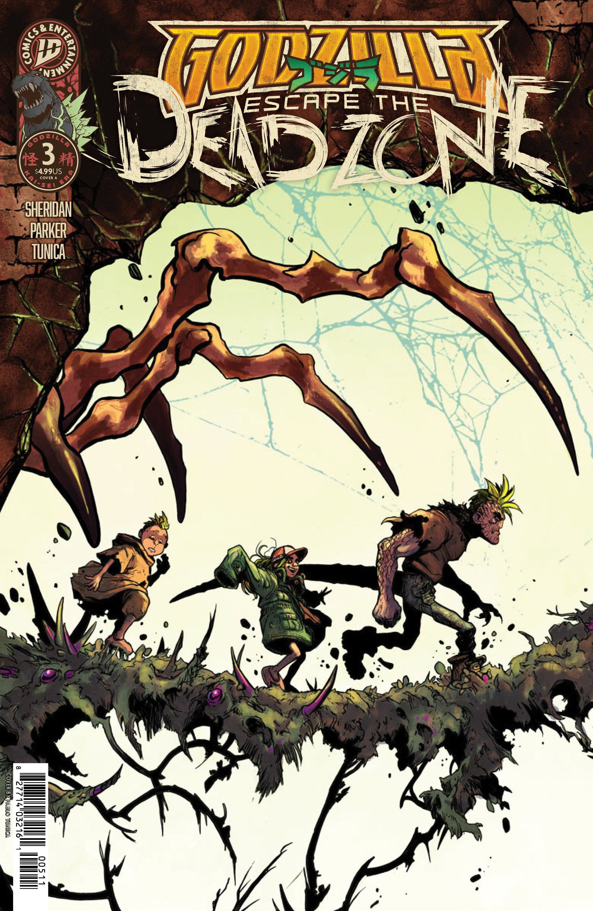 IDW Publishing Godzilla: Escape The Deadzone [Kai-Sei Era] #3 Pablo Tunica