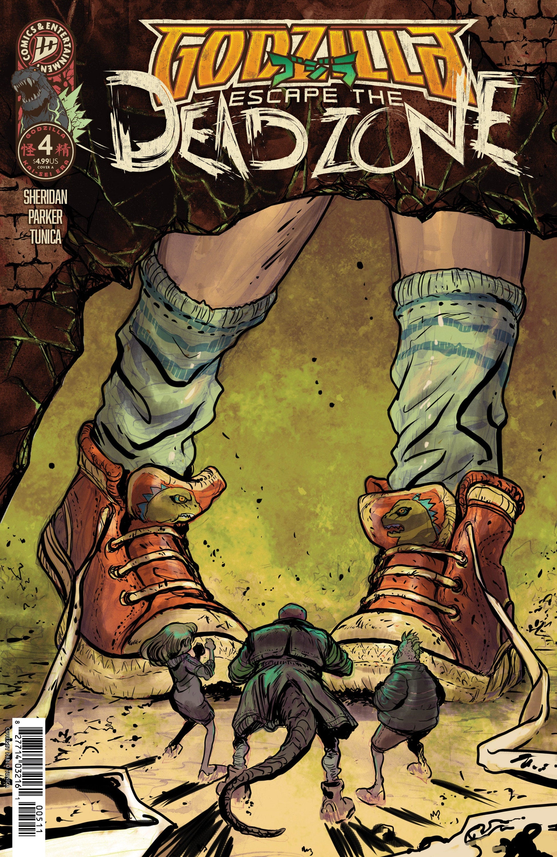 IDW Publishing Godzilla: Escape The Deadzone [Kai-Sei Era] #4 Pablo Tunica
