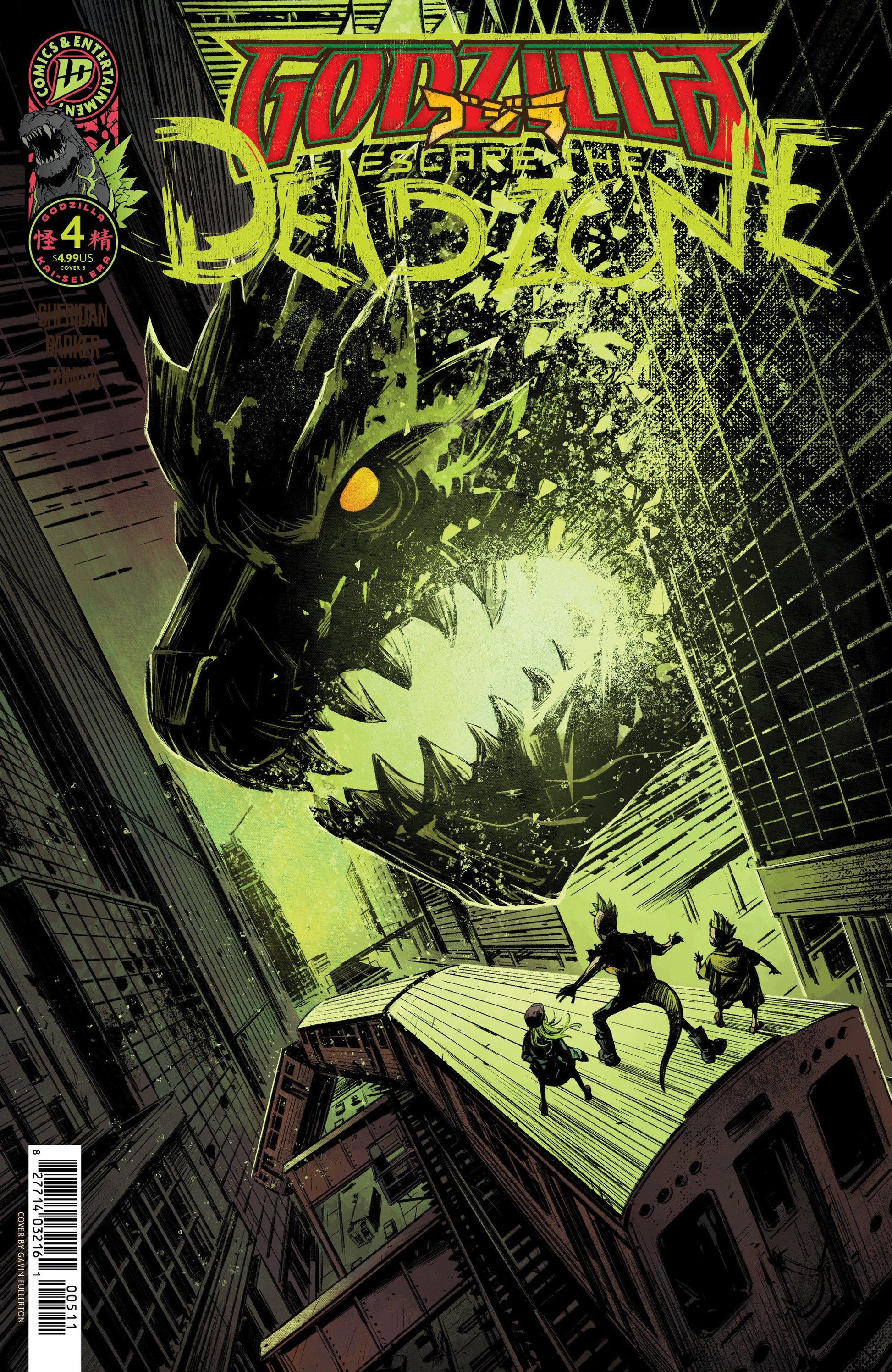 IDW Publishing Godzilla: Escape The Deadzone [Kai-Sei Era] #4 Gavin Fullerton