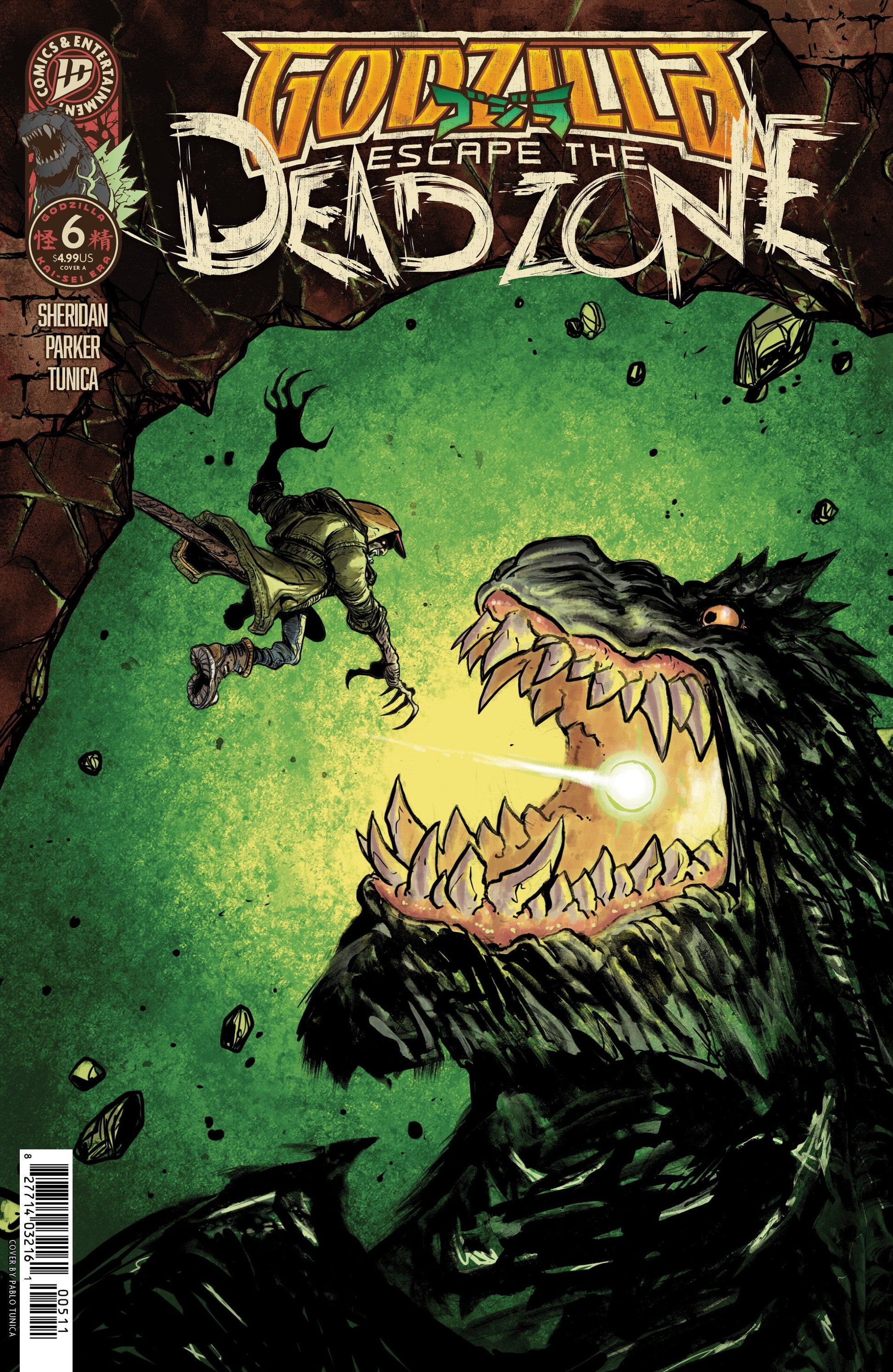 IDW Publishing Godzilla: Escape The Deadzone [Kai-Sei Era] #6 Pablo Tunica
