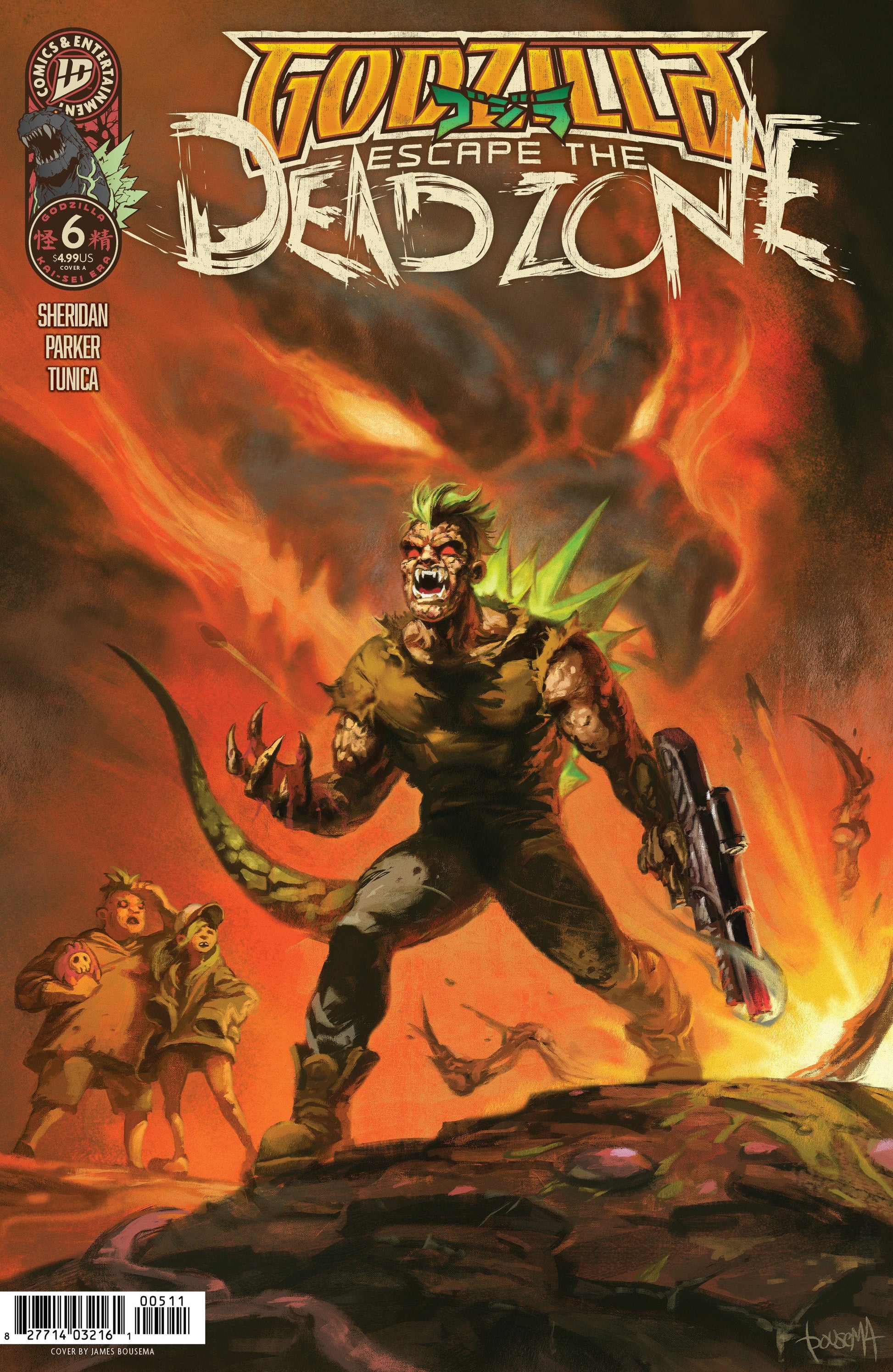 IDW Publishing Godzilla: Escape The Deadzone [Kai-Sei Era] #6 James Bousema