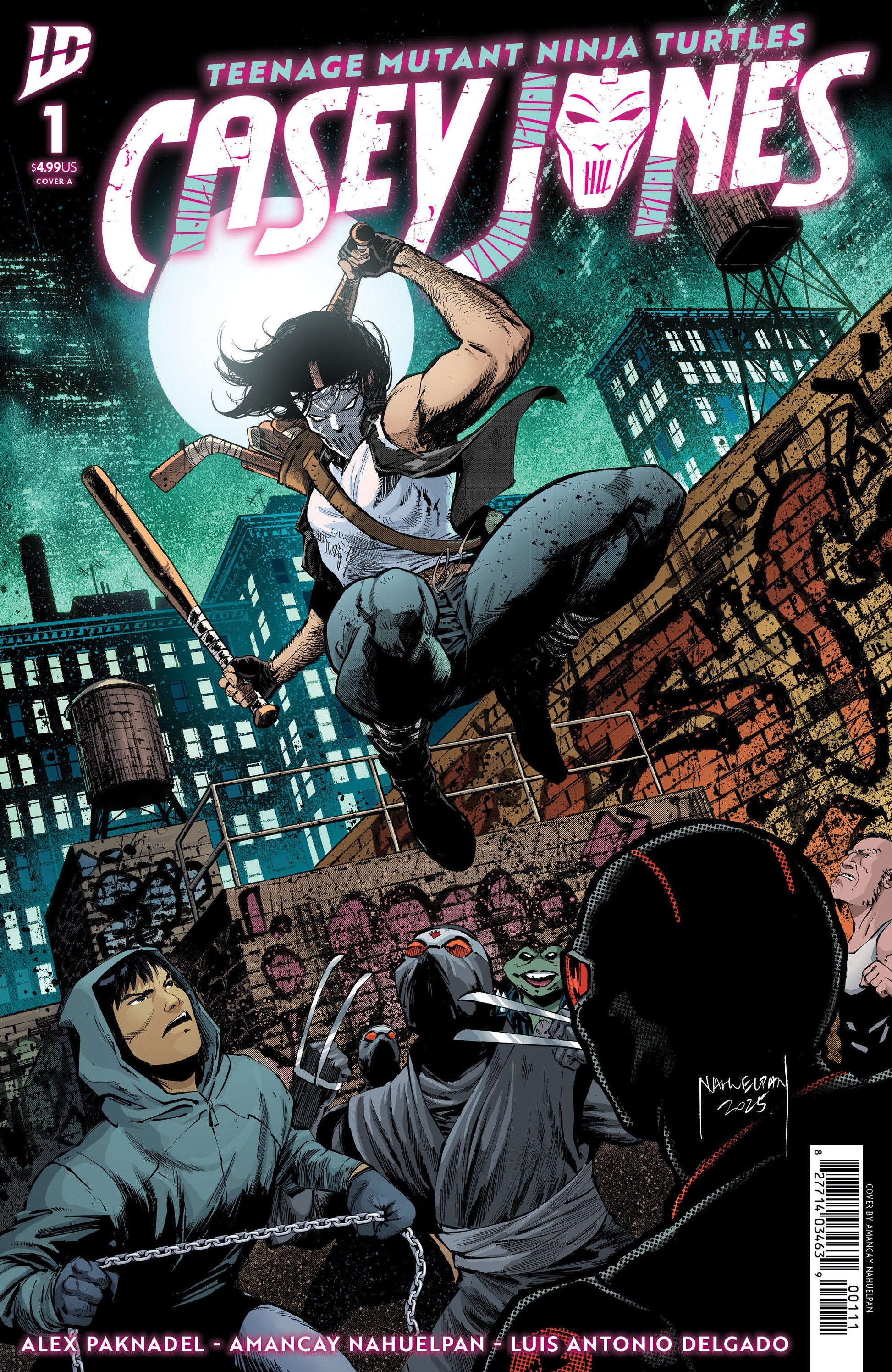 IDW Publishing Teenage Mutant Ninja Turtles: Casey Jones #1 Amancay Nahuelpan
