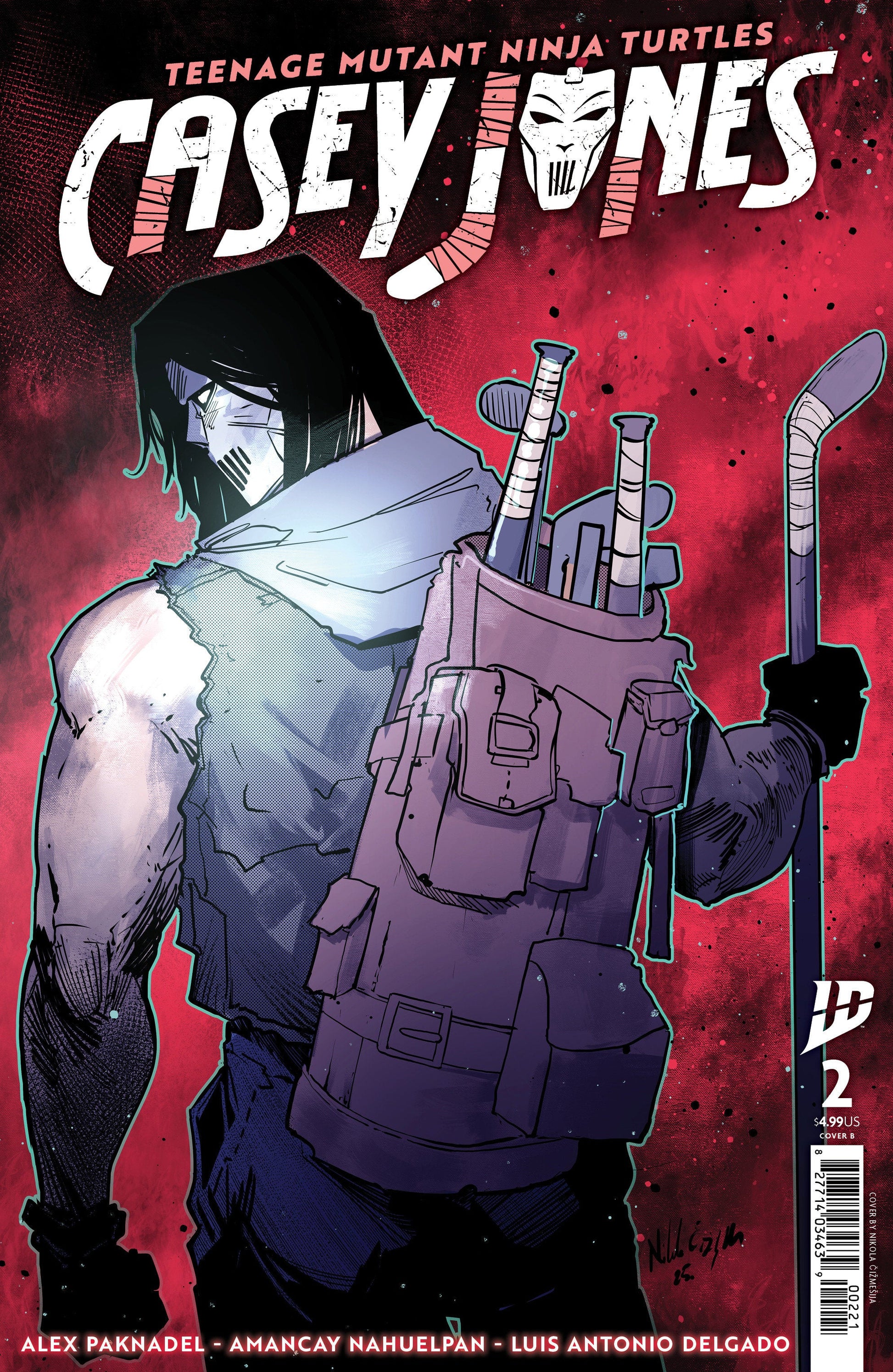 IDW Publishing Teenage Mutant Ninja Turtles: Casey Jones #2 Nikola Cizmesija