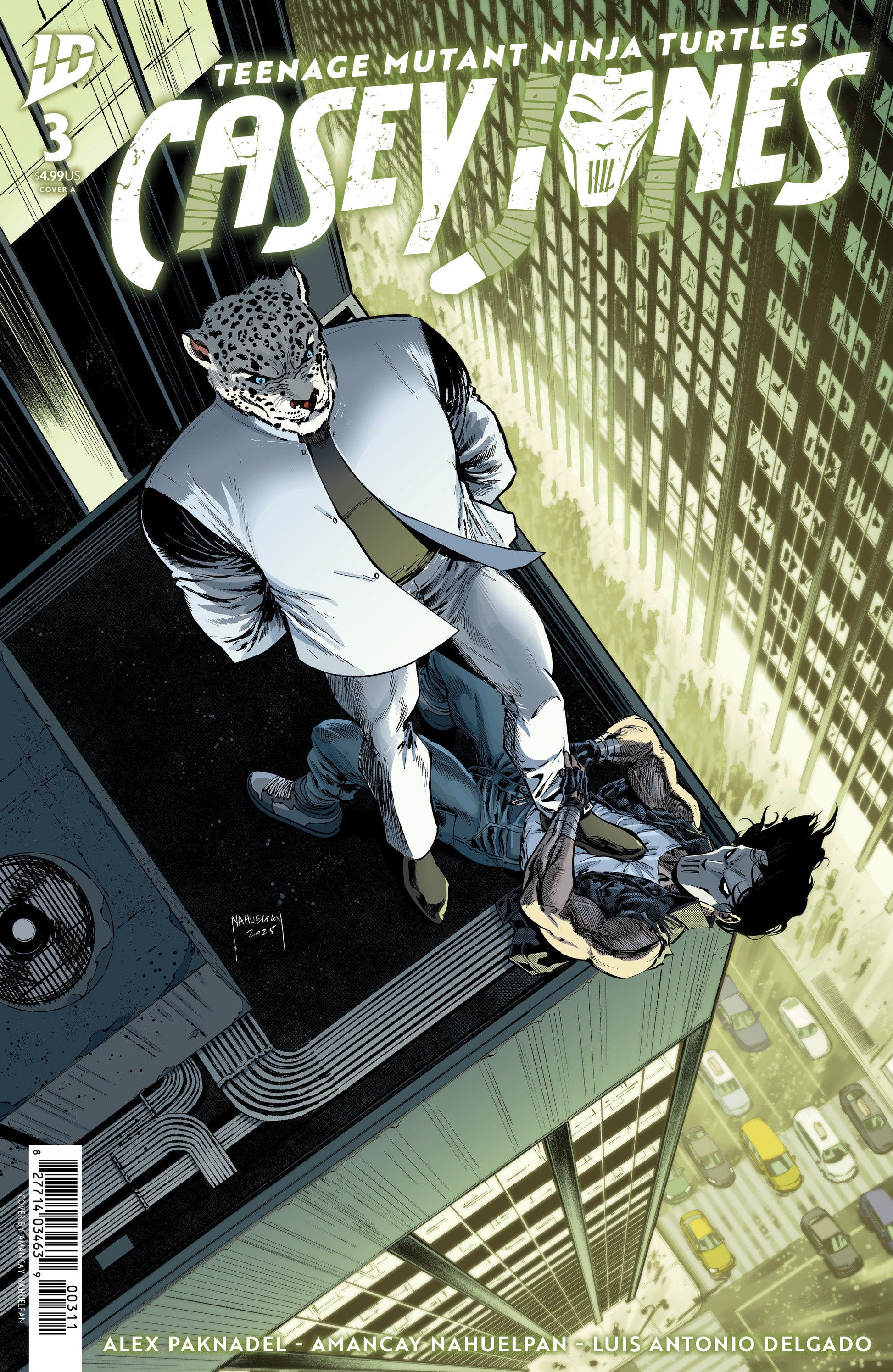 IDW Publishing Teenage Mutant Ninja Turtles: Casey Jones #3 Amancay Nahuelpan