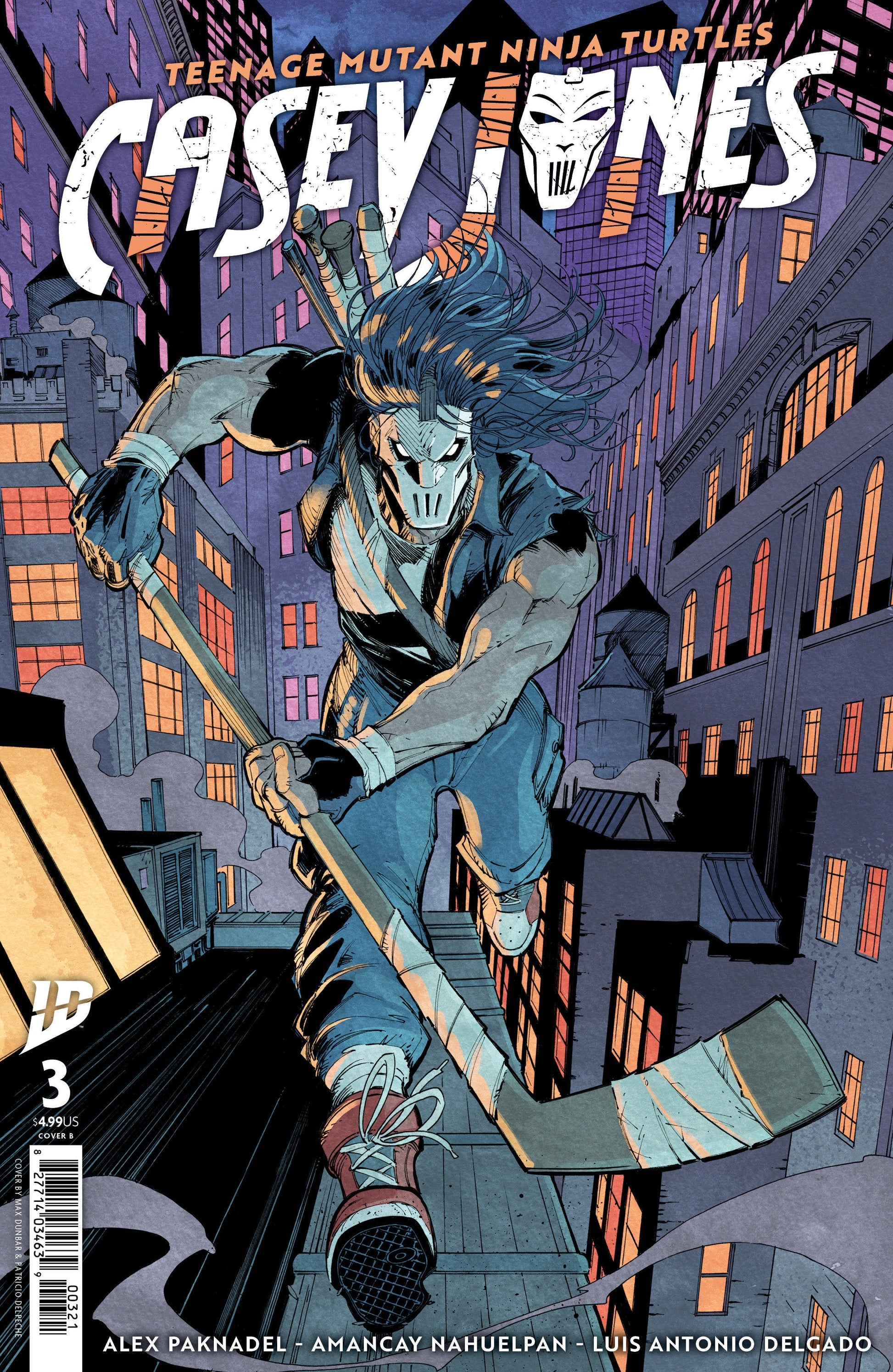 IDW Publishing Teenage Mutant Ninja Turtles: Casey Jones #3 Max Dunbar