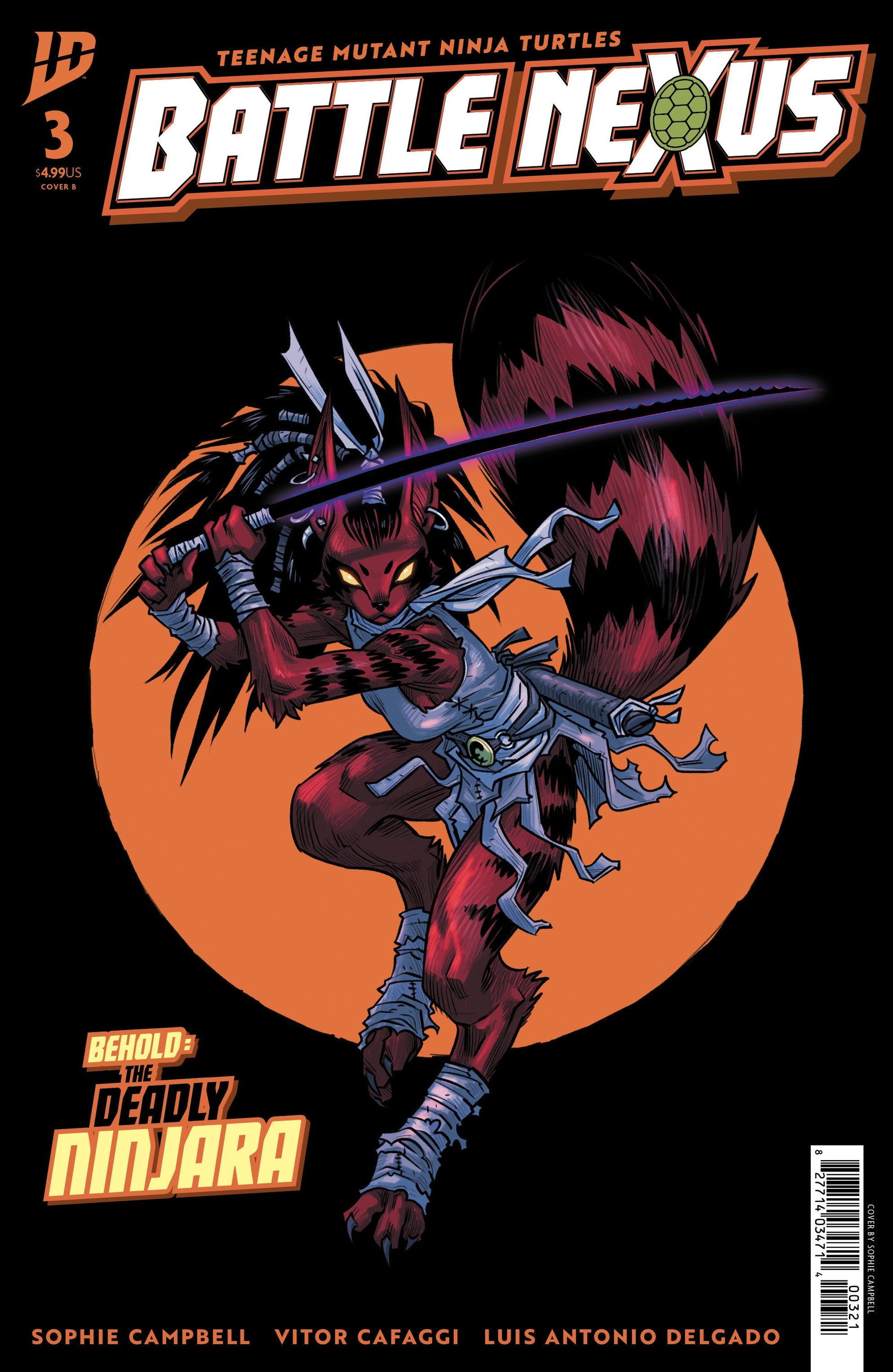 IDW Publishing Teenage Mutant Ninja Turtles: Battle Nexus #3 Sophie Campbell