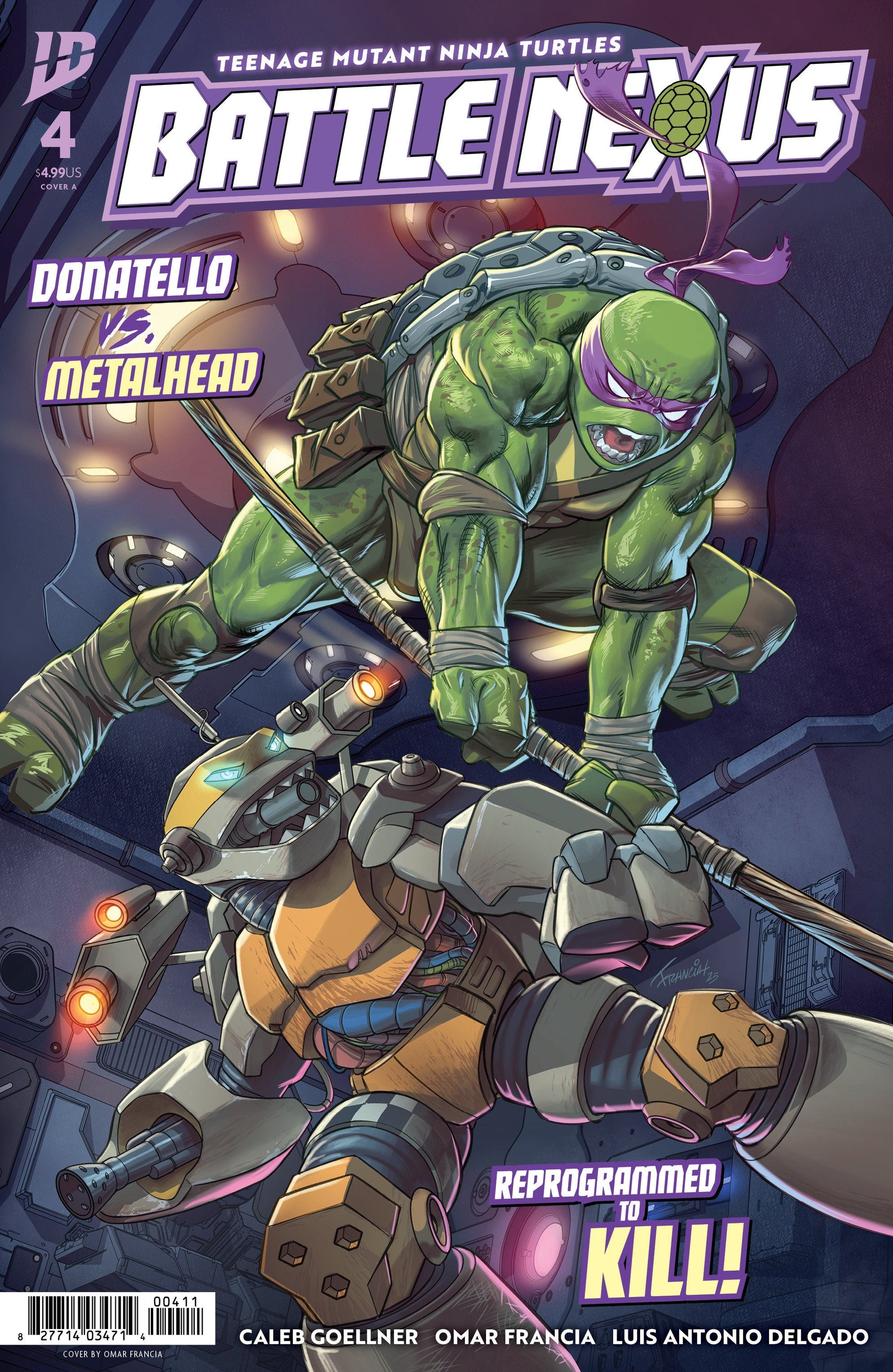 IDW Publishing Teenage Mutant Ninja Turtles: Battle Nexus #4 Omar Francia