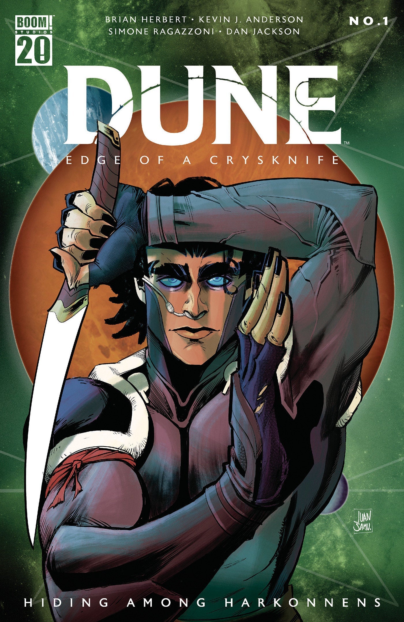 Boom! Studios Dune Edge Of A Crysknife Hiding Among Harkonnens #1 Juan Samu