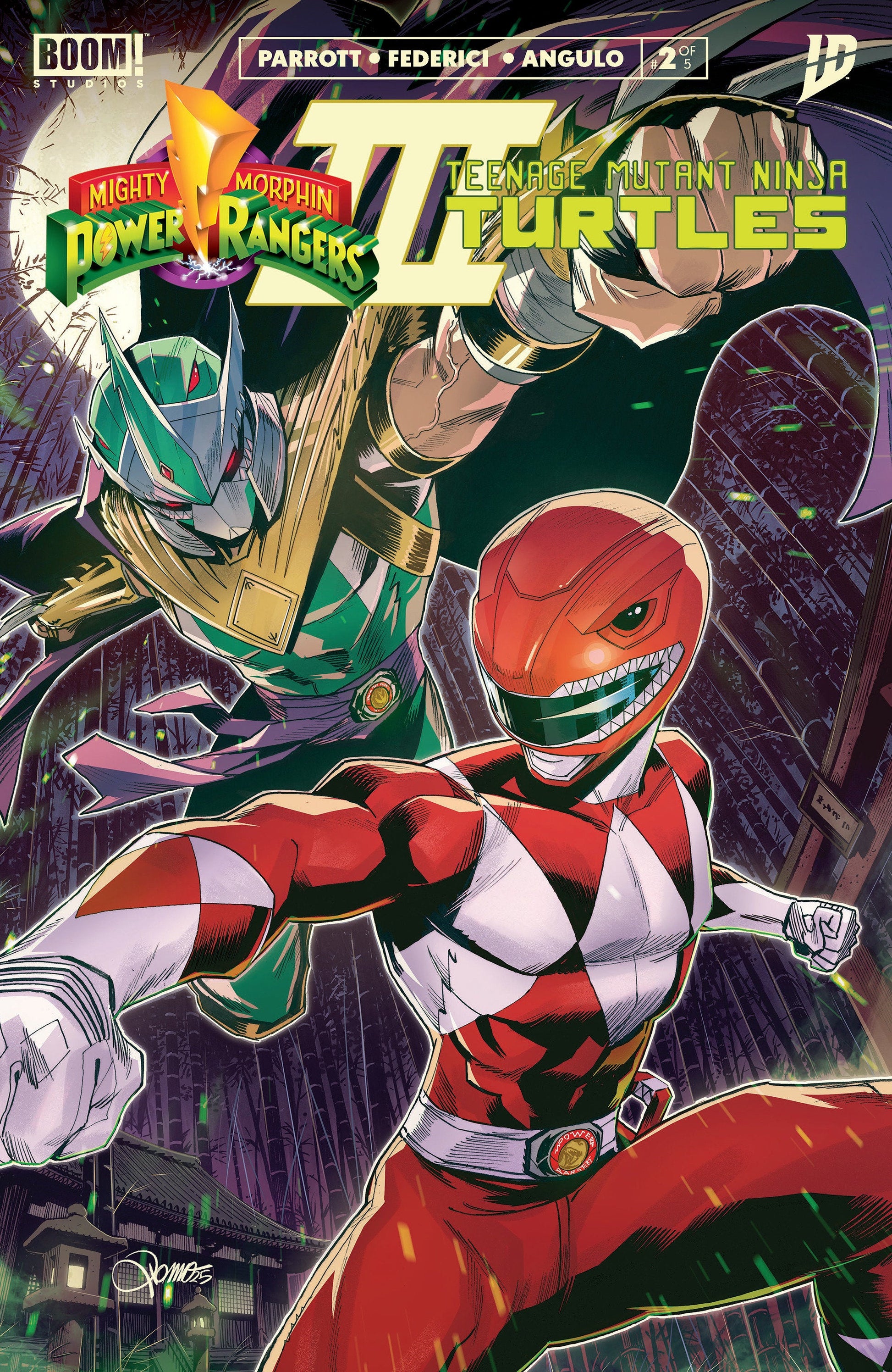 Boom! Studios Mighty Morphin Power Rangers/Teenage Mutant Ninja Turtles #2 Alessio Zonno