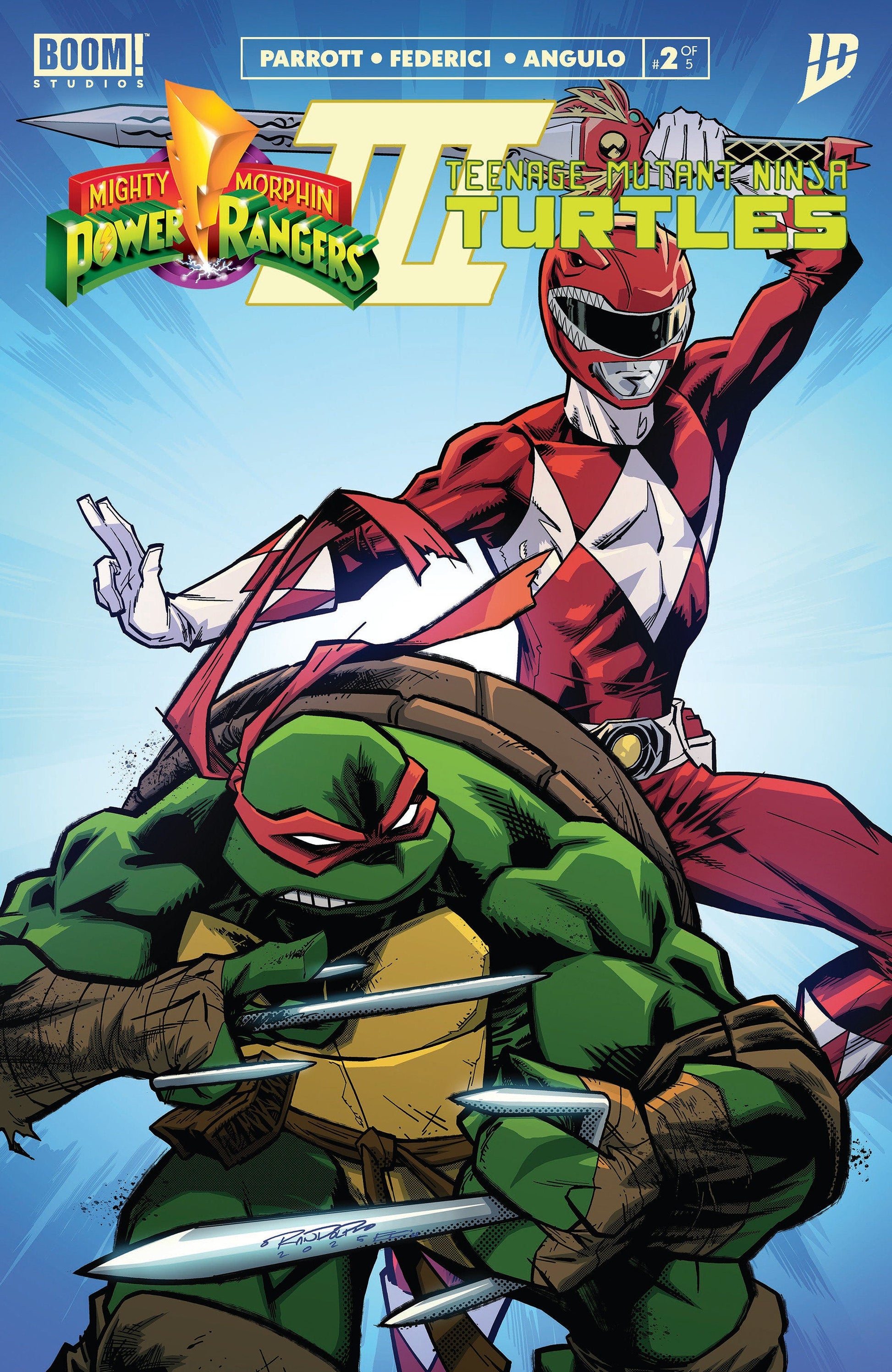 Boom! Studios Mighty Morphin Power Rangers/Teenage Mutant Ninja Turtles #2 Khary Randolph