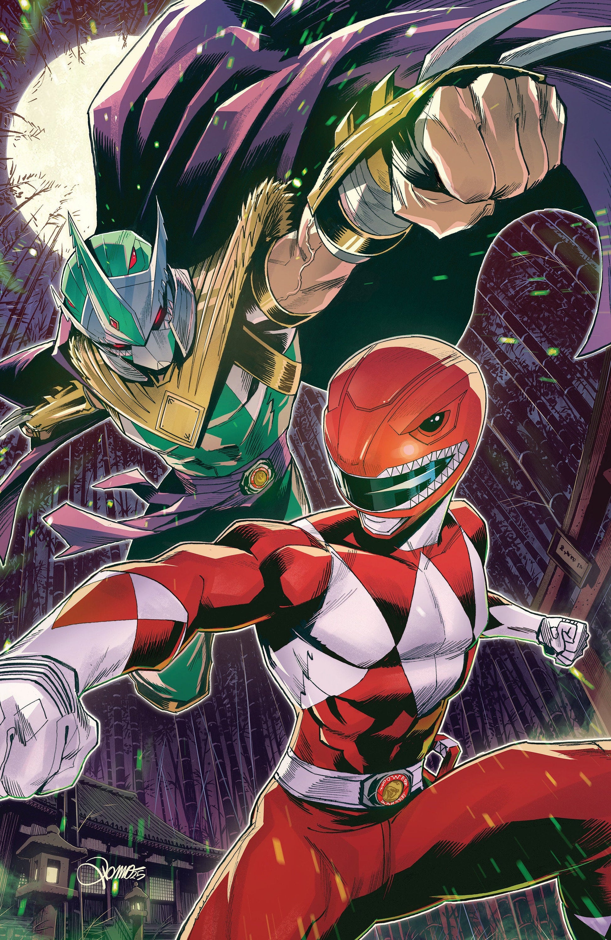 Boom! Studios Mighty Morphin Power Rangers/Teenage Mutant Ninja Turtles #2 Alessio Zonno Foil Variant