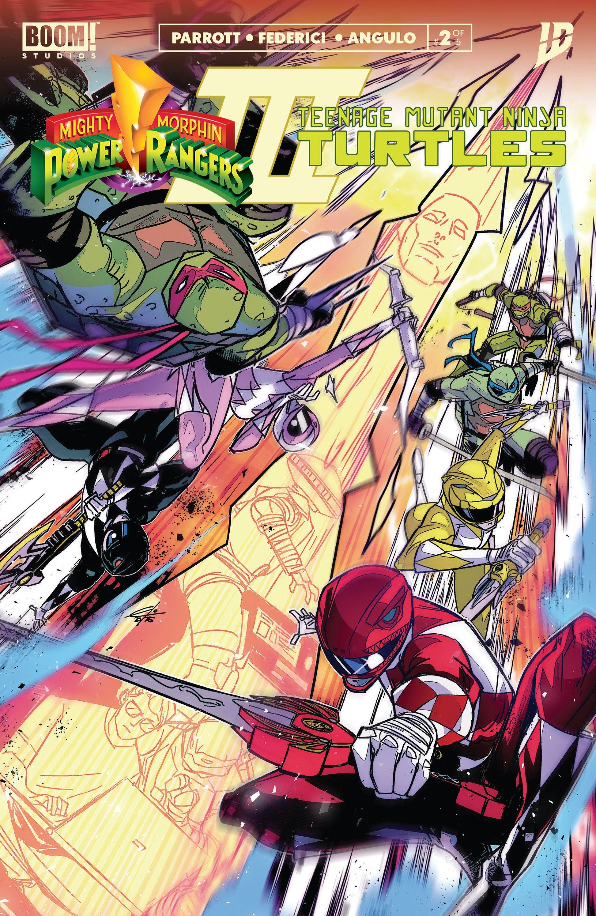 Boom! Studios Mighty Morphin Power Rangers/Teenage Mutant Ninja Turtles #2 Eleonora Carlini
