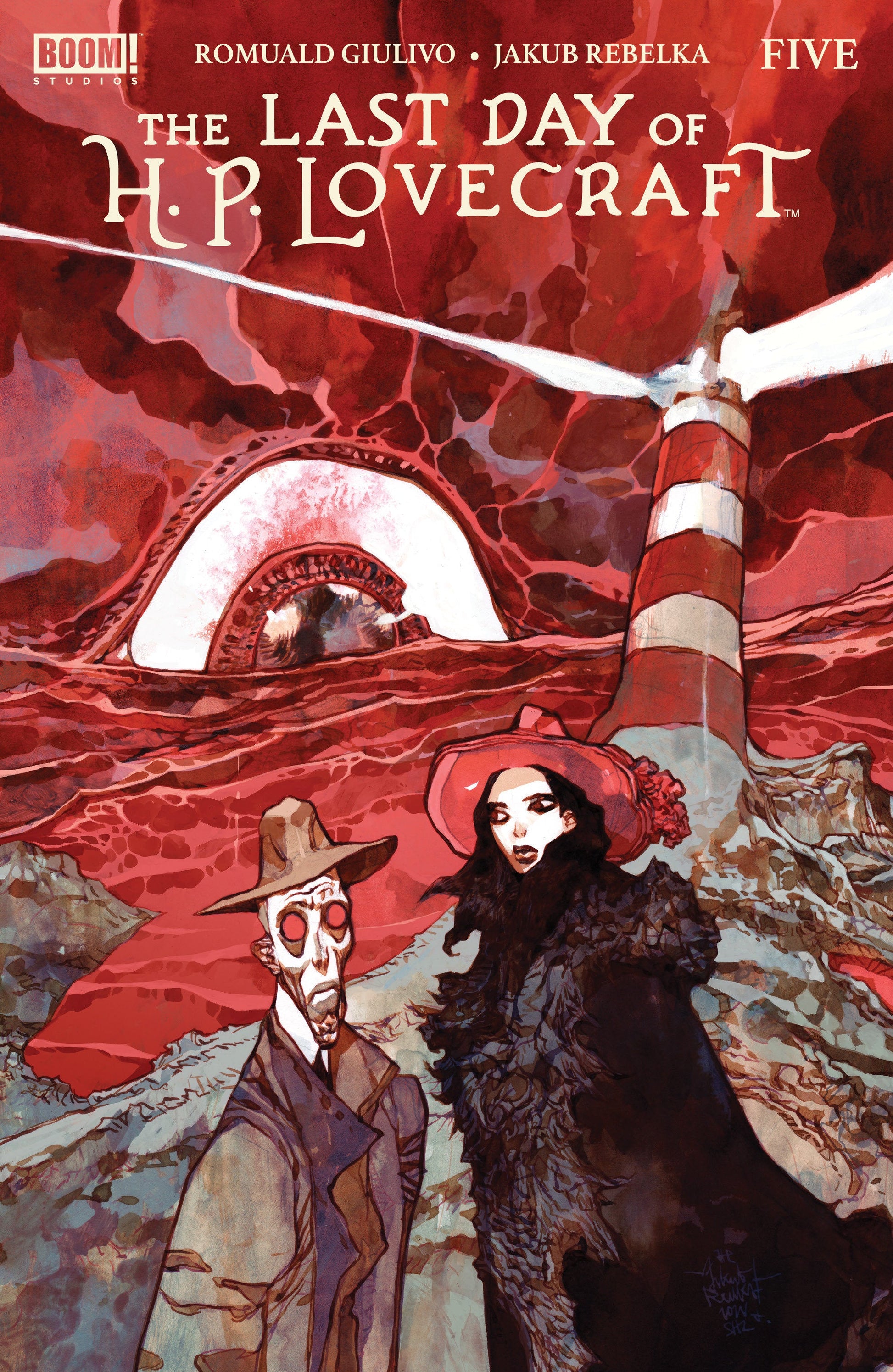 Boom! Entertainment The Last Day Of H.P. Lovecraft #5 Jakub Rebelka