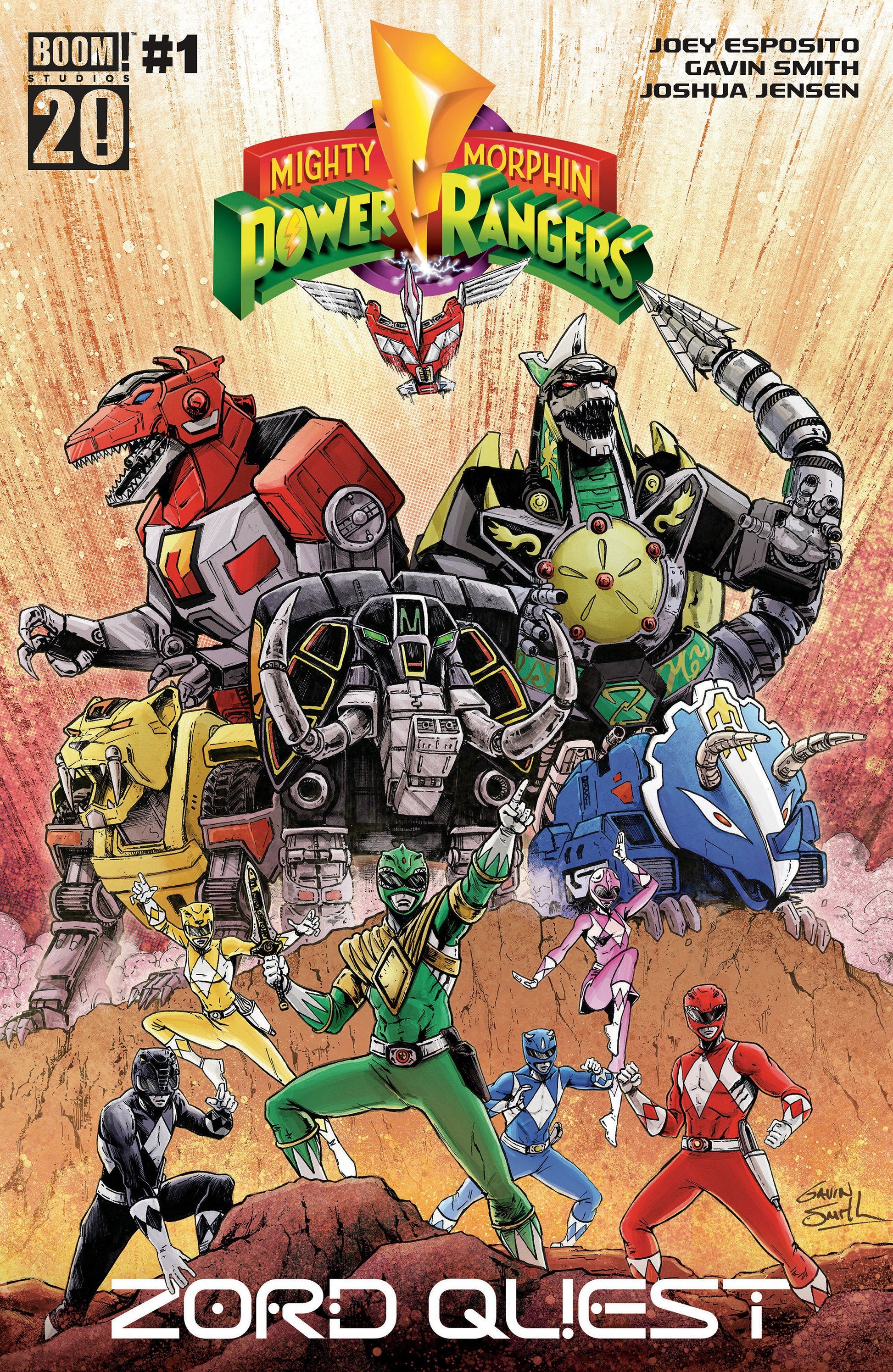 Boom! Entertainment Mighty Morphin Power Rangers #1 Gavin Smith