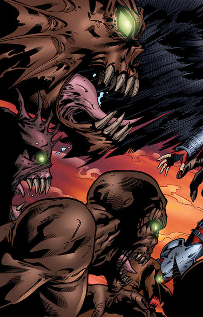 War Angel Issue #0 Wraparound Cover Back