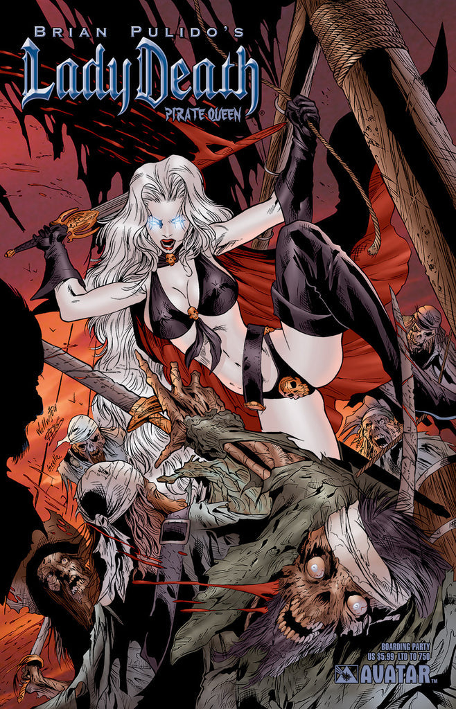 Lady Death: Pirate Queen Boarding Party Cover
