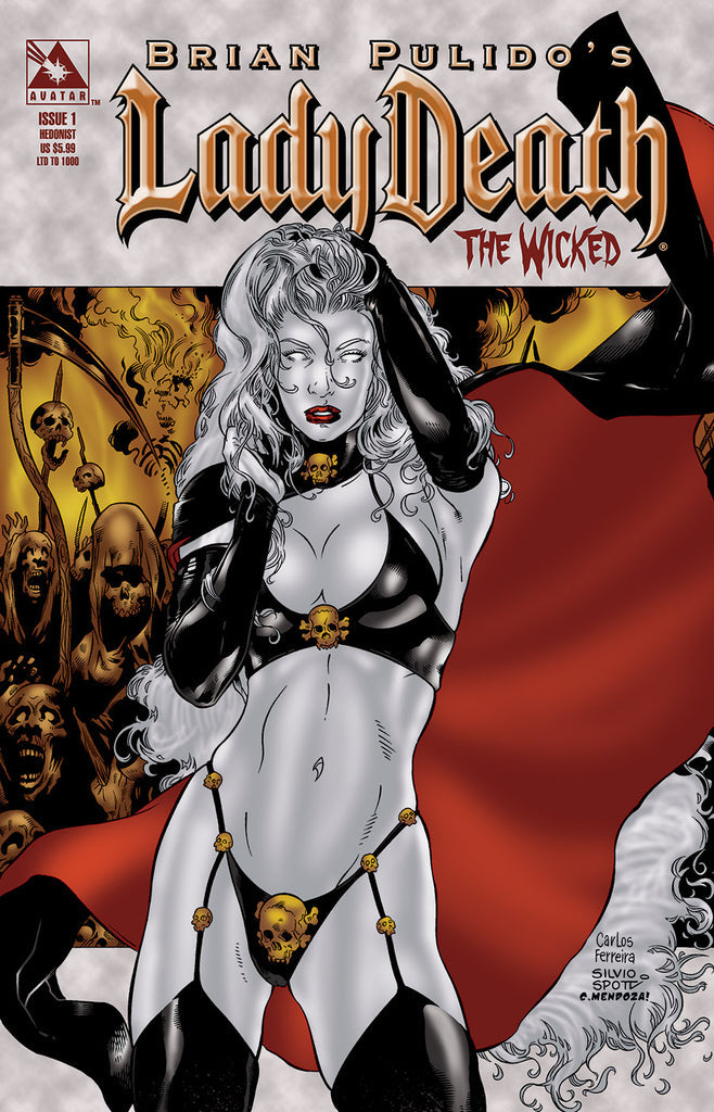 Lady Death: The Wicked #1 Hedonist Cover